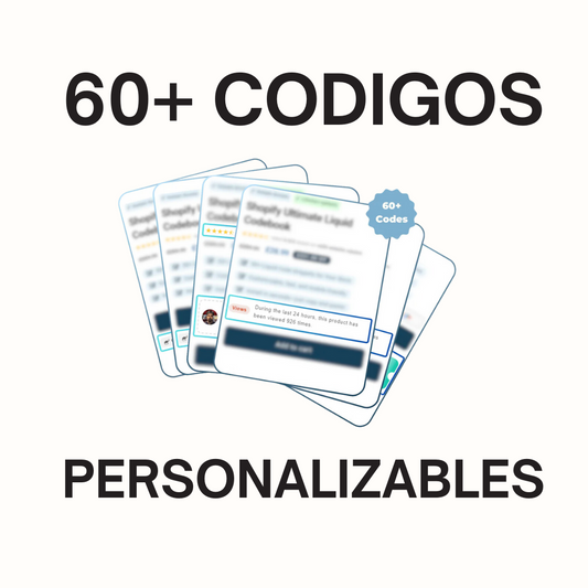 +60 Codigos Liquid para Shopify